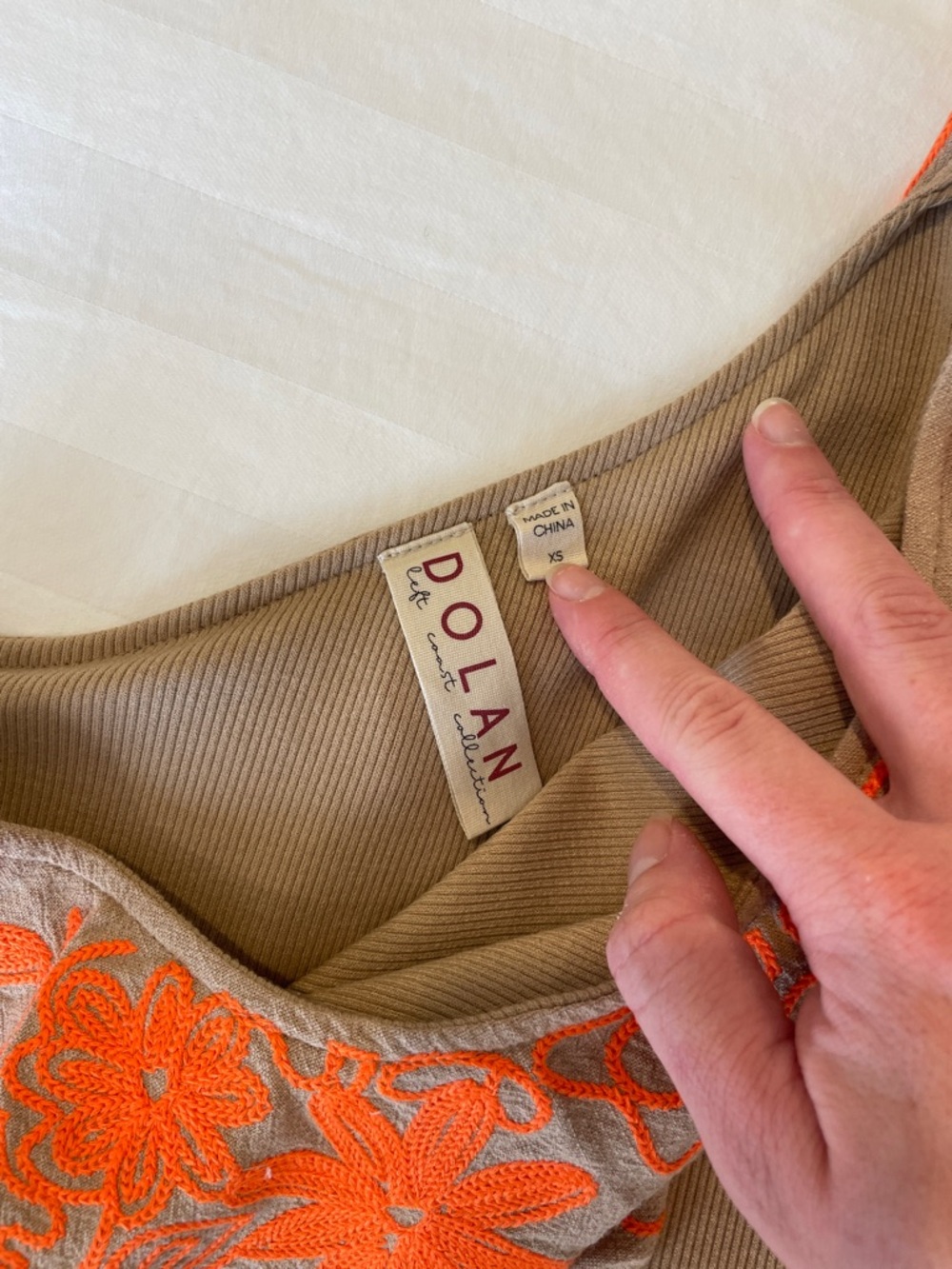 Dolan Embroidered Top - Picture 5 of 6